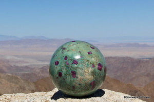5.6" RUBY FUCHSITE Sphere Museum Quality - Stunning Rubies 10 lbs