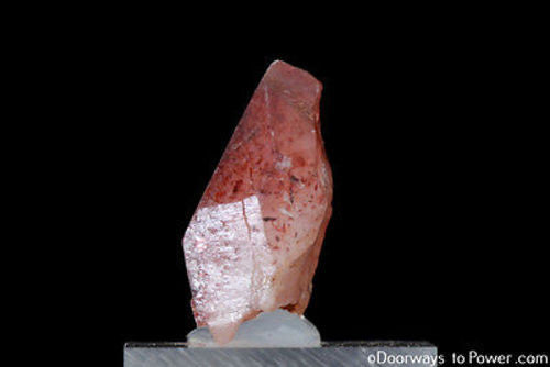 Fire Harlequin Protector Quartz Lepidochrosite Crystal Specimen