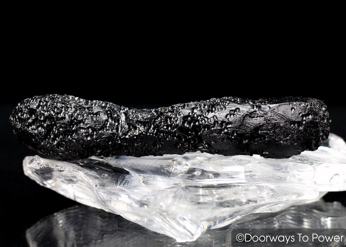 Tibetan Tektite Specimen & Synergy 12 Stone