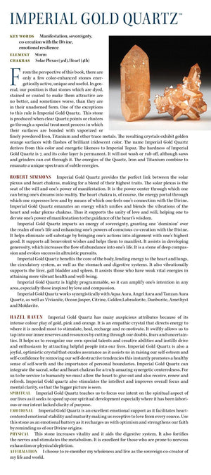 Imperial gold Aura Properties 