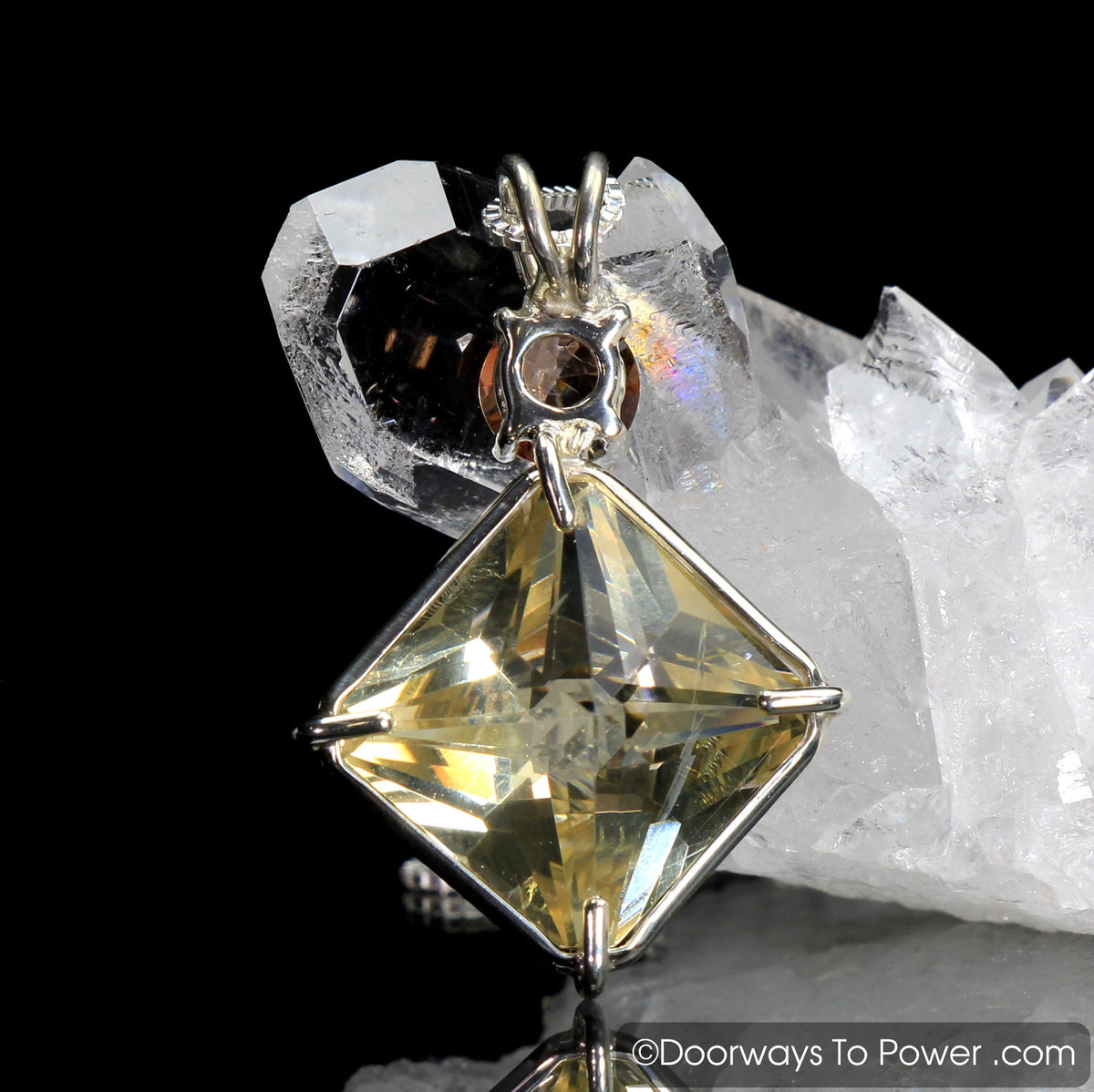 Golden Labradorite & Andalusite Magician Stone Pendant (RARE)