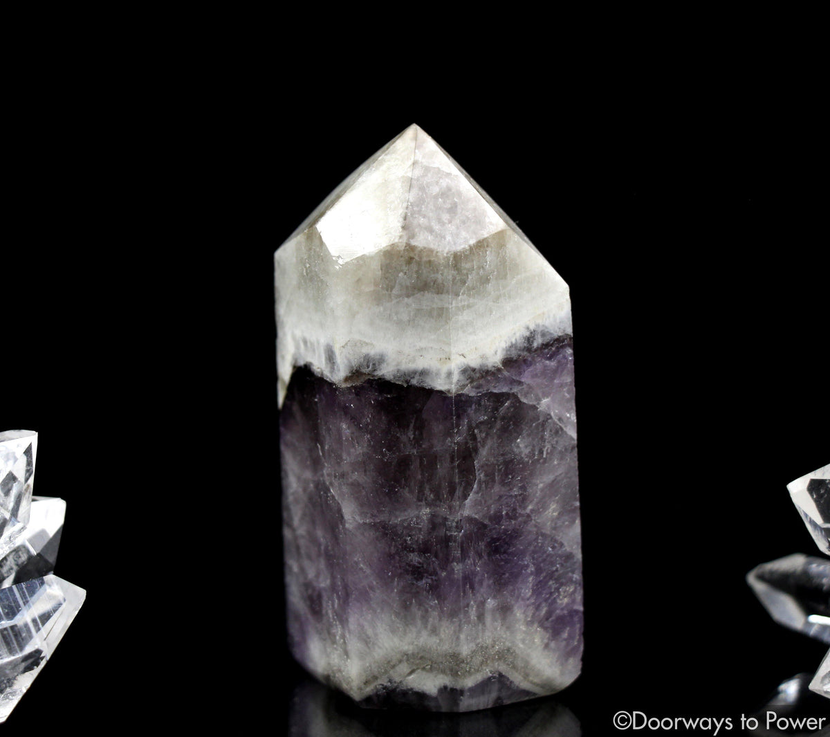 Amazez Azeztulite Quartz Crystal Point Azozeo Activated