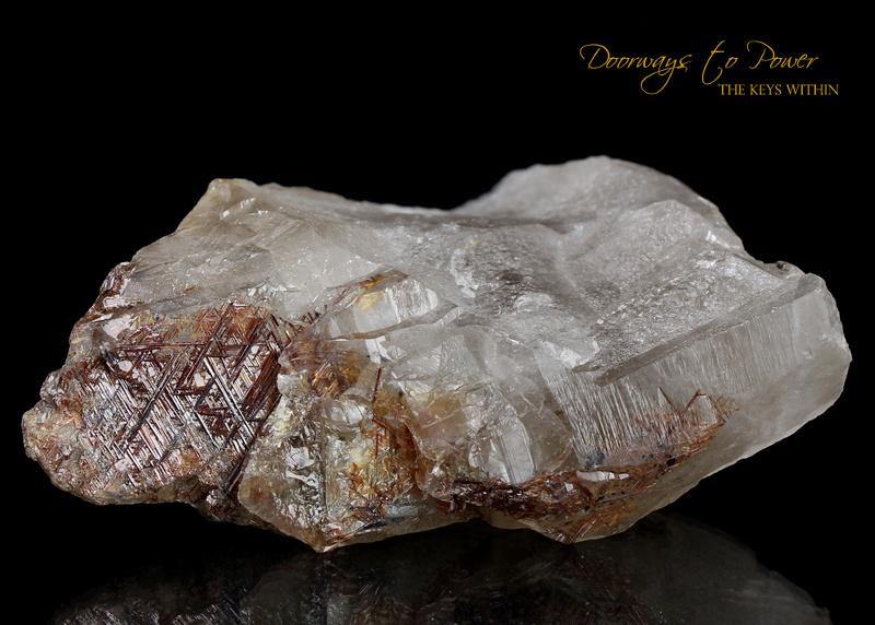 Golden Starseed Light Language Quartz Crystal