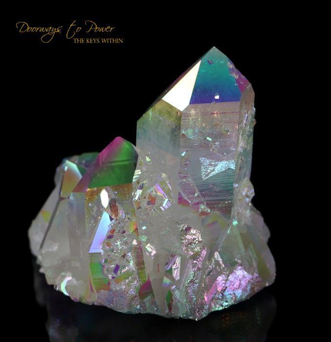 Angel Aura Arkansas Quartz Cluster