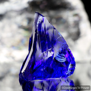 Tanzanite Fire Monatomic Andara Crystal w/ Record Keeper Lady Nellie Andaras