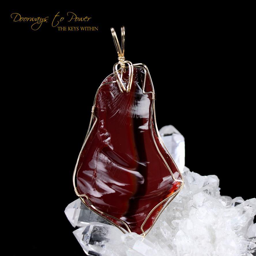 Dragons Blood Andara Crystal Pendant 