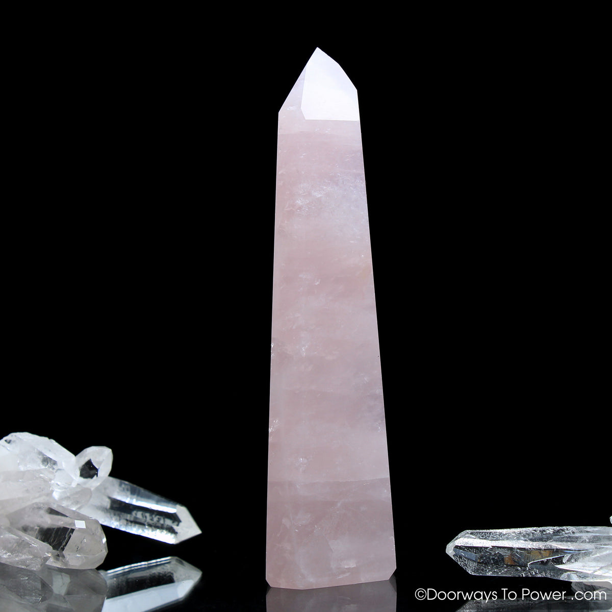 John of God Casa Crystal Rose Quartz Temple Heart Dow