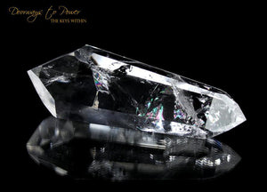 Double Terminated Quartz Master Dow Meditation Crystal