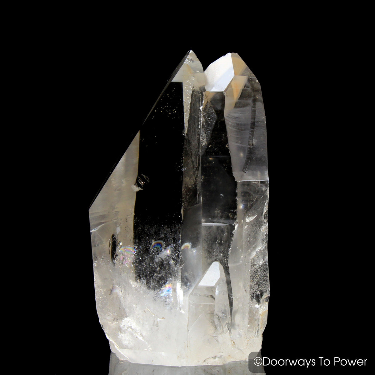 Lemurian Seed Quartz Tantric Twin Manifestation Quartz Crystal Record Keeper & Glyphs