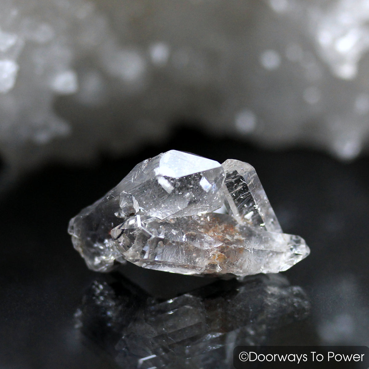 Brookite in Quartz Cluster Starbrary Twin Future Time Link Crystal Synergy 12 Stone RARE