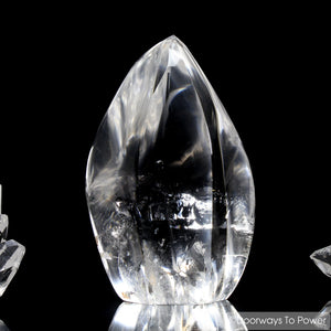 Clear Quartz Crystal Sculpture 'The Oracle' Blessed & Energized