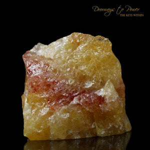 Himalaya Red Gold Azeztulite Crystal Abundance Stone