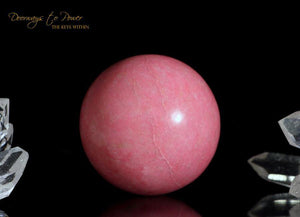  Pink Thulite Crystal Sphere