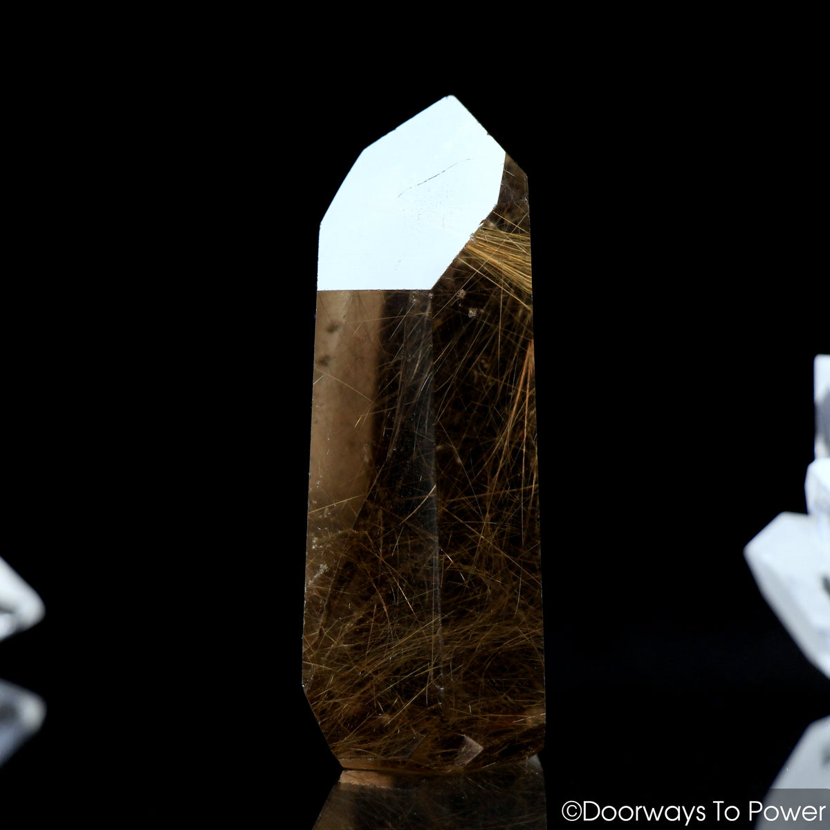 John of God Crystal Smoky Quartz Casa Crystal Golden Rutiles & Rainbows