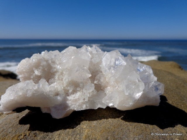 Apophyllite with Rainbows