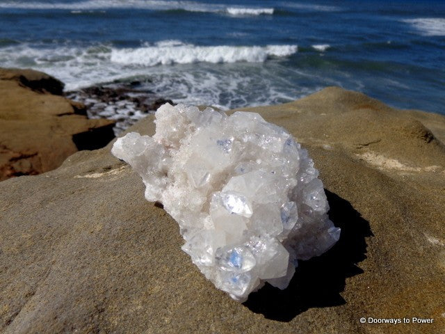 Apophyllite with Rainbows