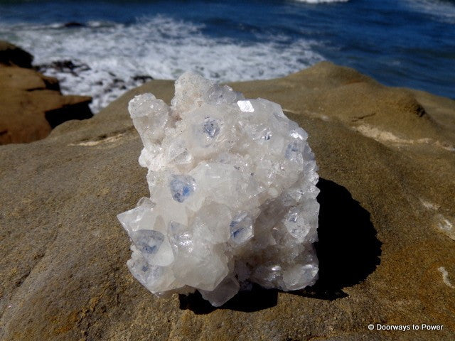 Apophyllite with Rainbows