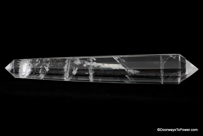 6.5" John of God Quartz Crystal 12 Sided Vogel Wand Rare CAV-6