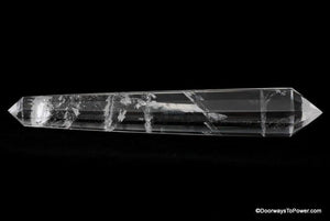 6.5" John of God Quartz Crystal 12 Sided Vogel Wand Rare CAV-6