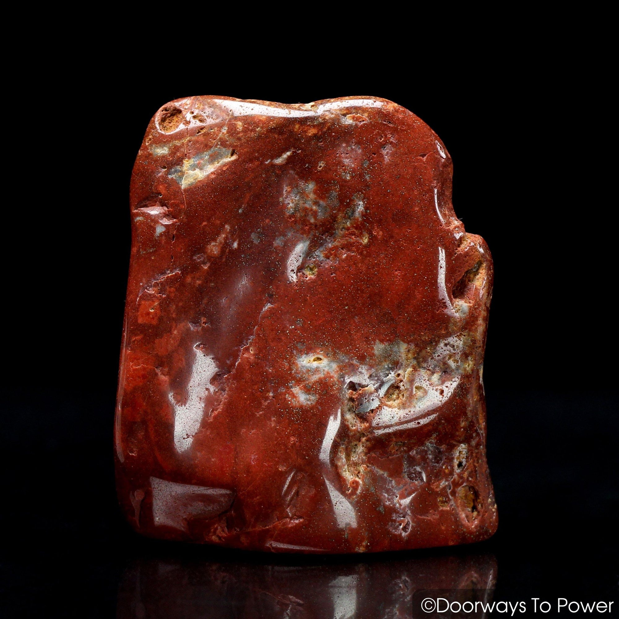 Red Fire Azeztulite Crystal (Polished) Alchemical Transformation