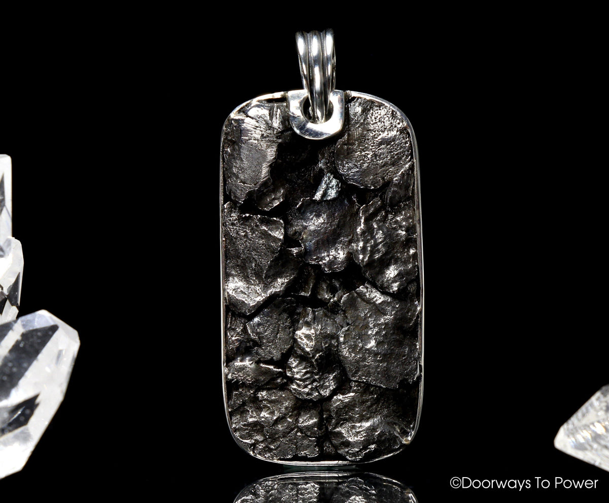 Campo del Cielo Meteorite Pendant 'Galactic Star Being'