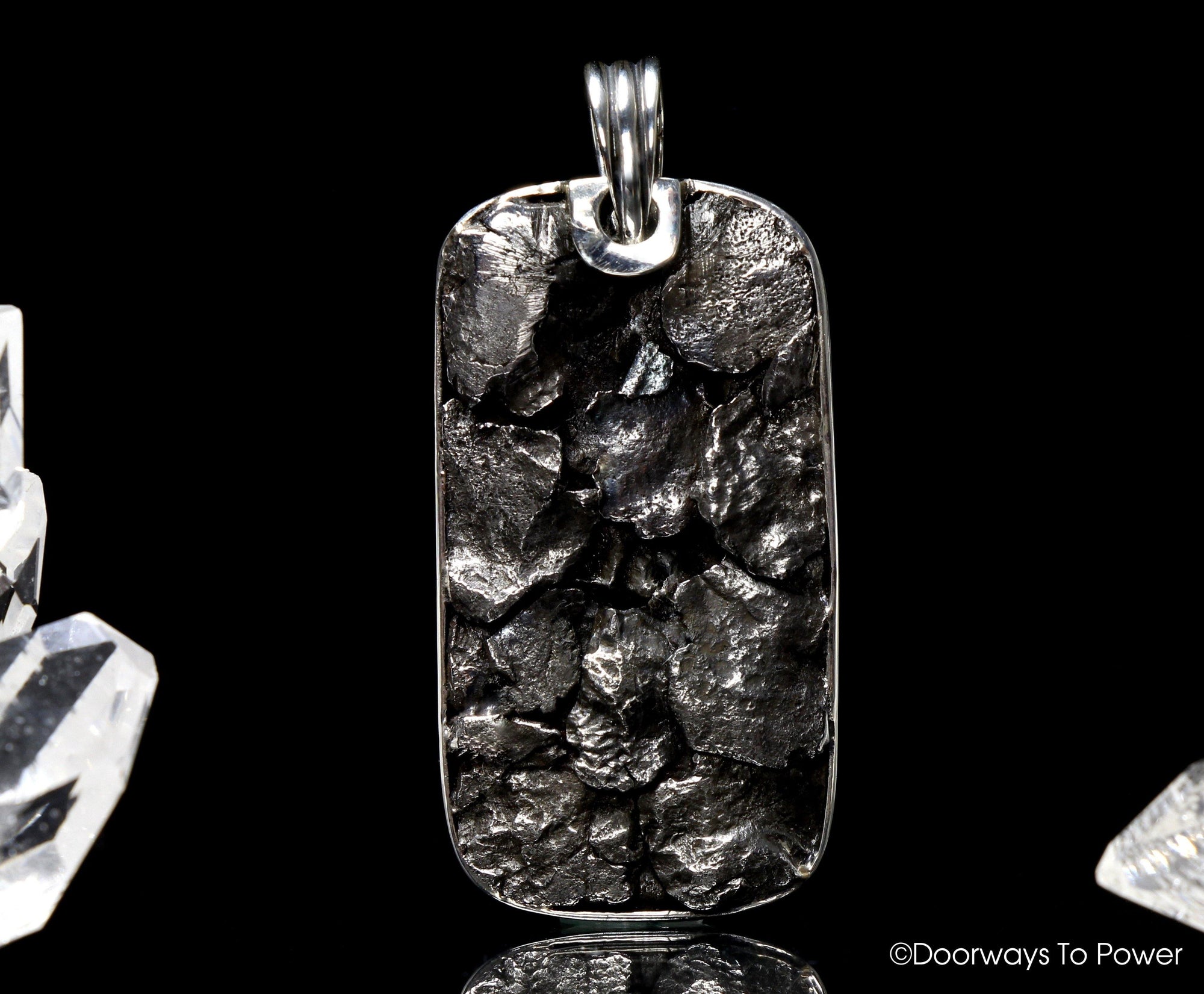 Campo del Cielo Meteorite Pendant 'Galactic Star Being'