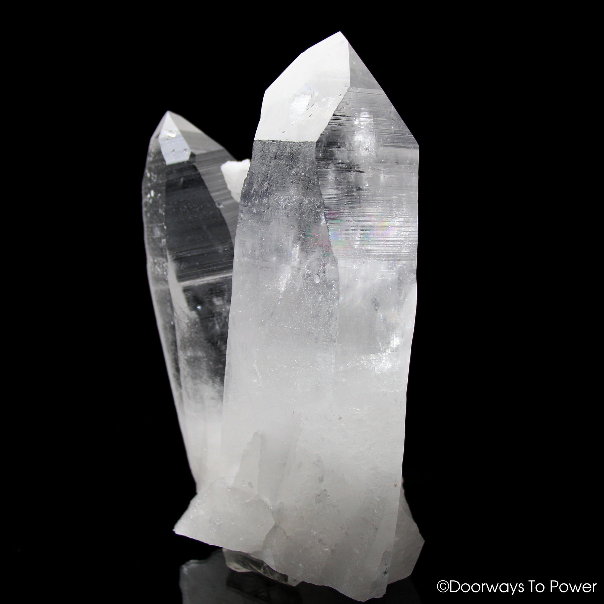 Starseed Lemurian Quartz Dow Tantric Twin Master Crystal 'Beloved'