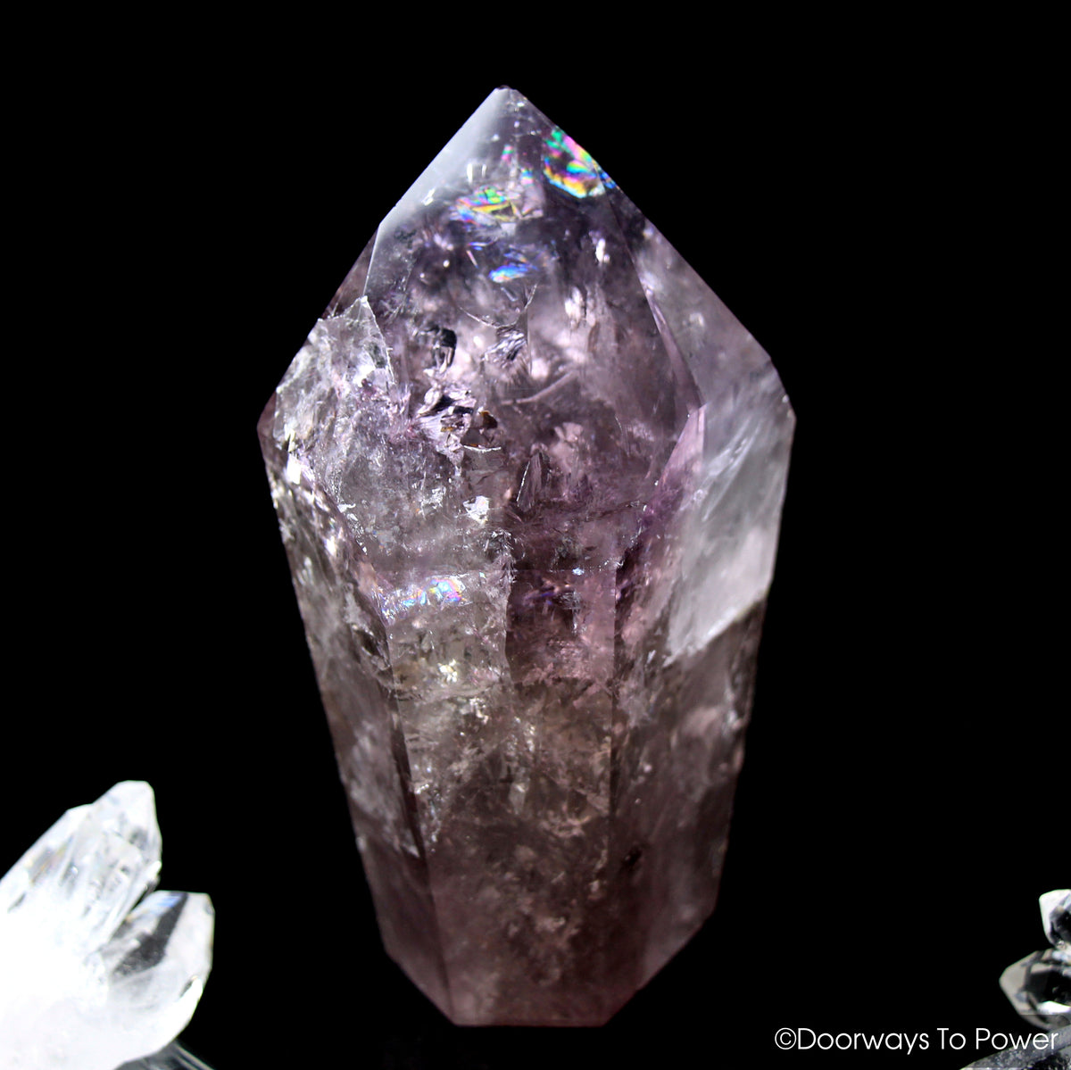 Amethyst Casa Crystal Point Rainbow Quartz