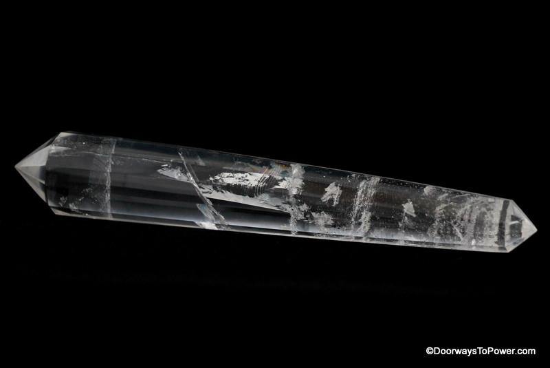 6.5" John of God Quartz Crystal 12 Sided Vogel Wand Rare CAV-6