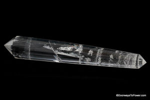 6.5" John of God Quartz Crystal 12 Sided Vogel Wand Rare CAV-6