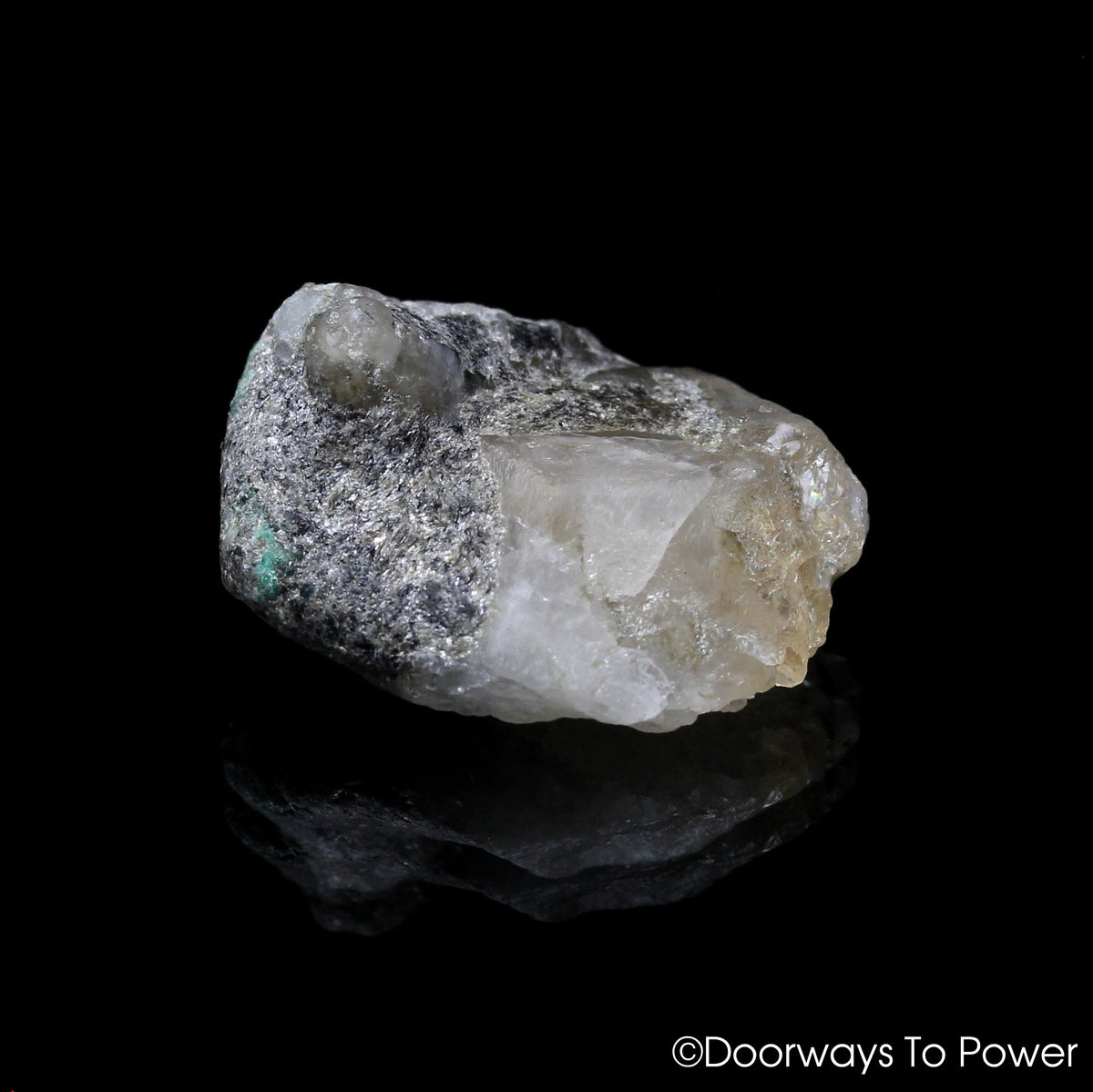Russian Phenacite Aquamarine Crystal & Synergy 12 Stone