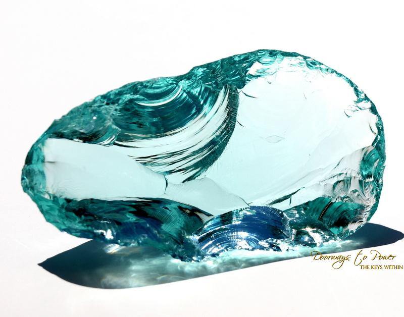 Aqua Serenity Andara Crystal 'Atlantean Hologram'