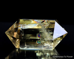 John of God Citrine Double Terminated Phantom Quartz Casa Crystal 