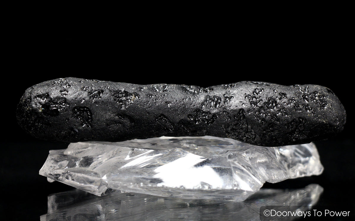 Tibetan Tektite Specimen 5" Rare & Big Synergy 12 Stone 'Museum Quality'