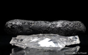 Tibetan Tektite Specimen 5" Rare & Big Synergy 12 Stone 'Museum Quality'