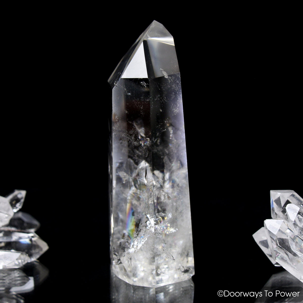 John of God Healing Rainbow Quartz Crystal