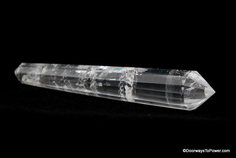6.5" John of God Quartz Crystal 12 Sided Vogel Wand Rare CAV-6