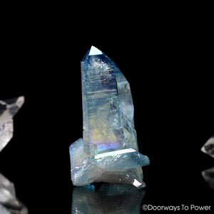 Aqua Aura Quartz Pleiaidian Starbrary Portal Time Link Crystal