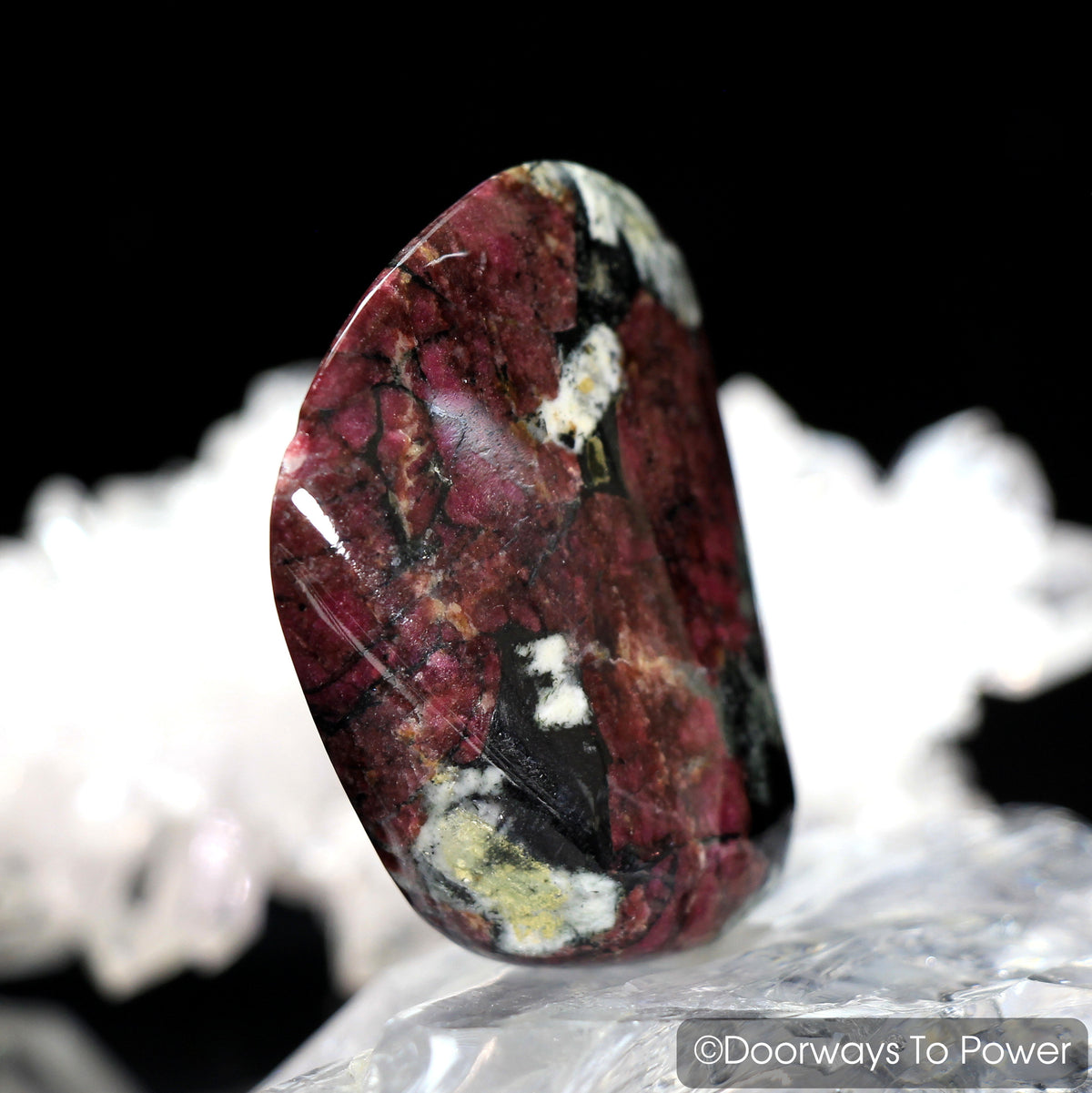 Eudialyte Aegirine Polished & Tumbled Palm Stone Crystal