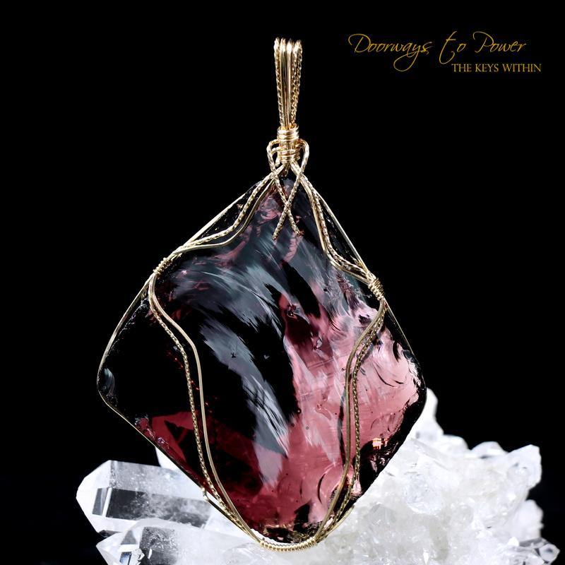 Power of Kings Andara Crystal Pendant 14k