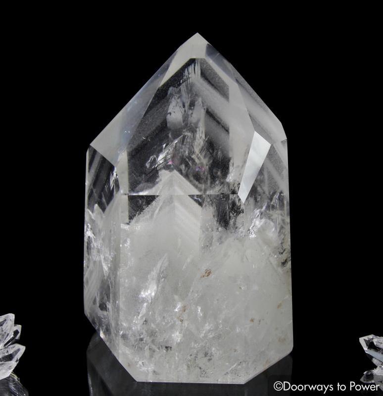 Clear Phantom Manifestation Quartz Crystal Point 'Master Crystal'