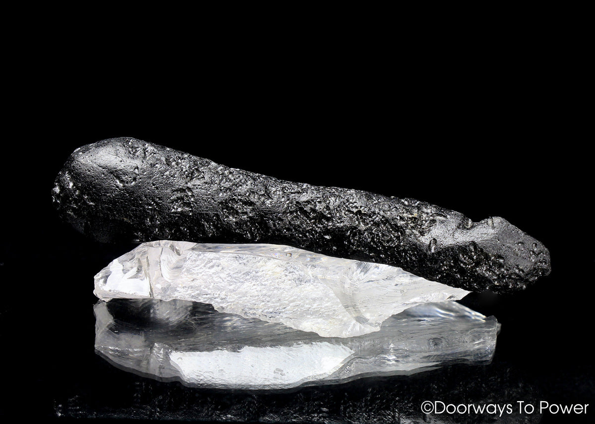 Tibetan Tektite Specimen 'Stone of shamaballa'  5" Rare & Big Synergy 12 Stone