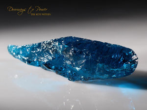 Electric Blue Atlantean Andara Crystal 'Pleiadian Emissaries of Light'