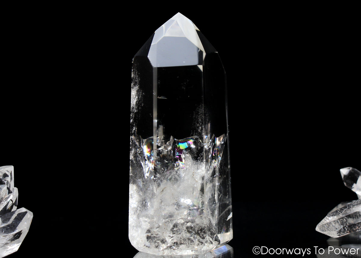 John of God Quartz Casa Crystal Temple Heart Dow & Rainbows