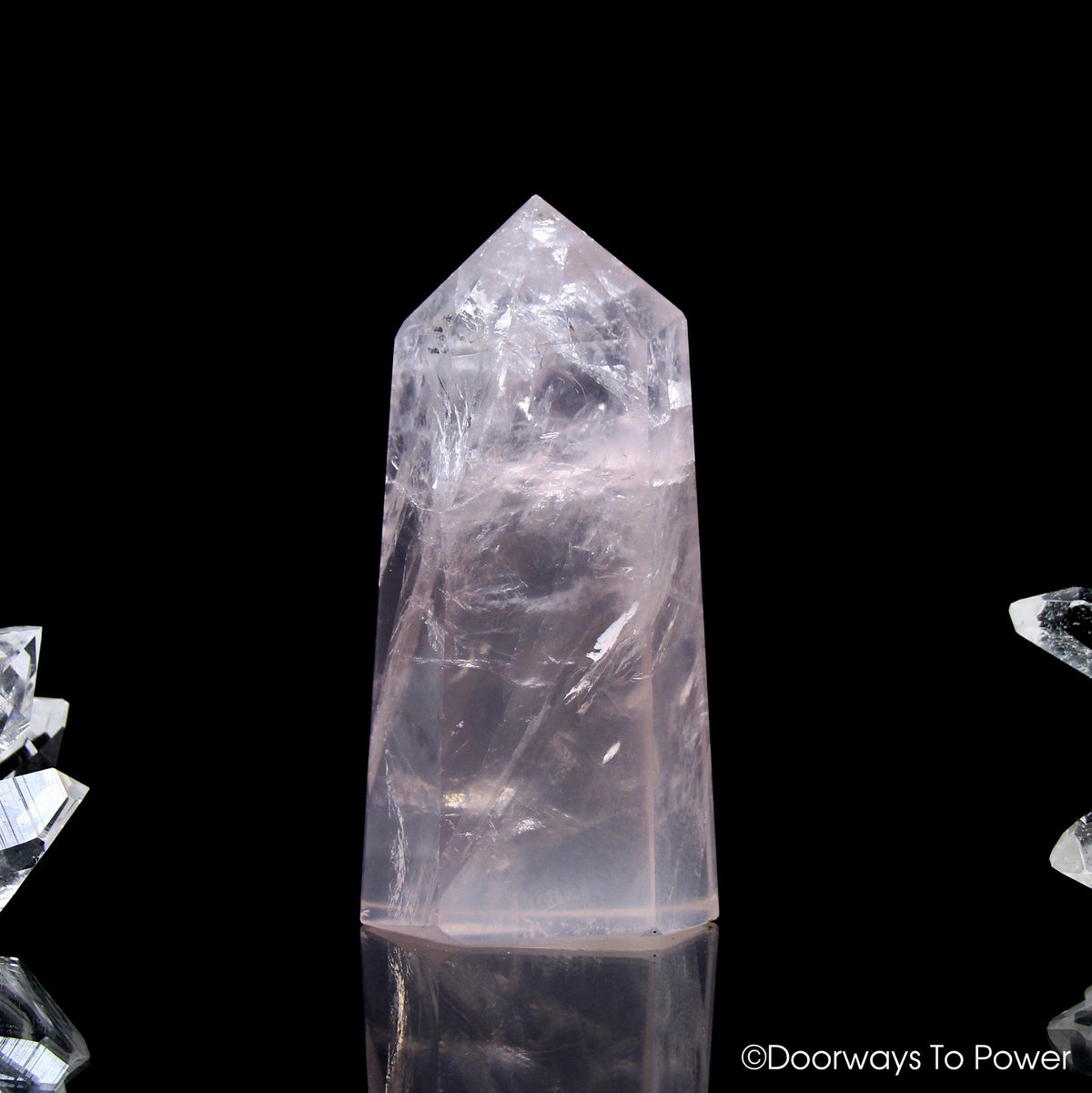 John of God Rose Quartz Casa Crystal Generator Point Rainbows