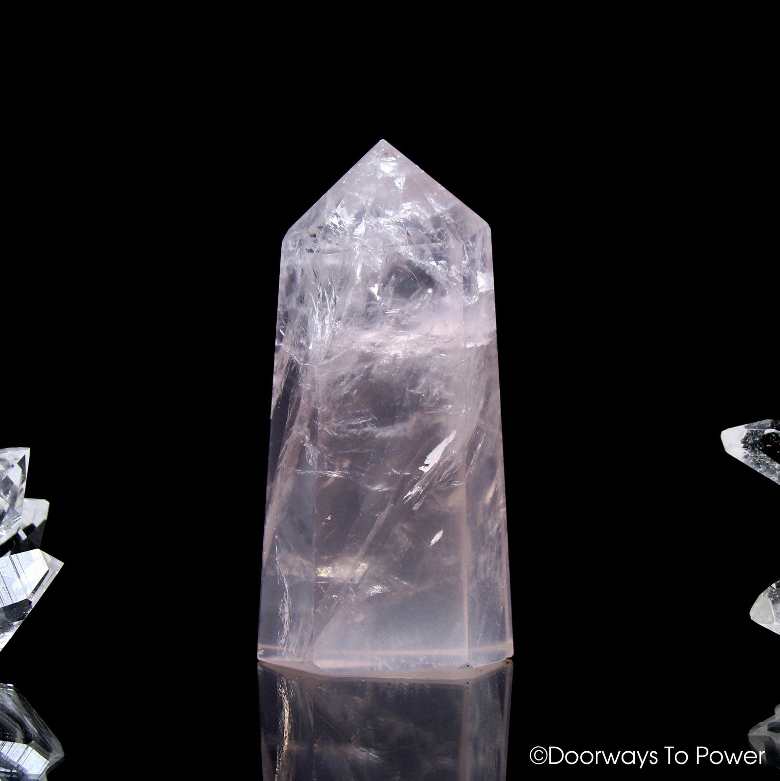 John of God Rose Quartz Casa Crystal Generator Point Rainbows