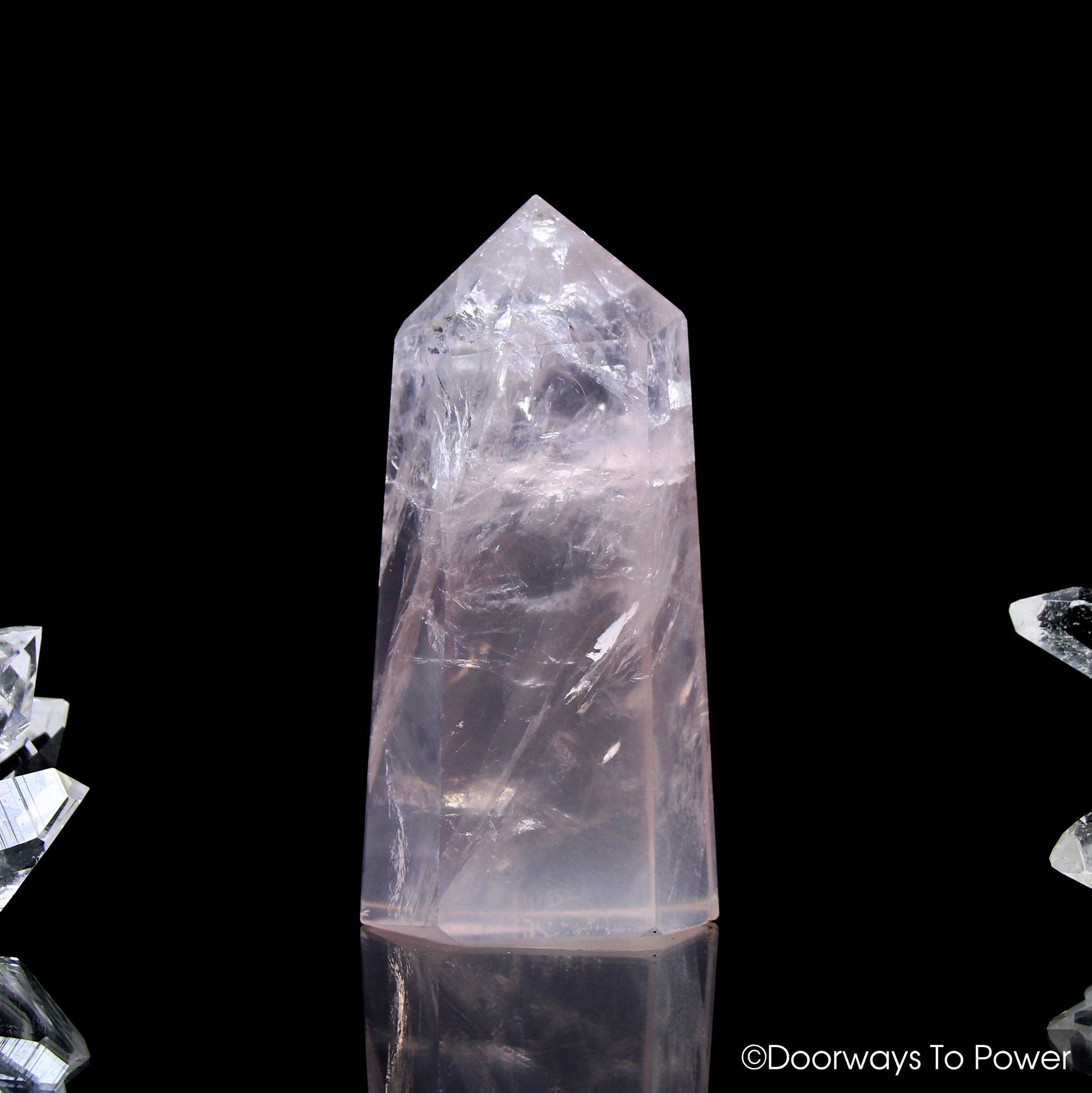 John of God Rose Quartz Casa Crystal Generator Point Rainbows