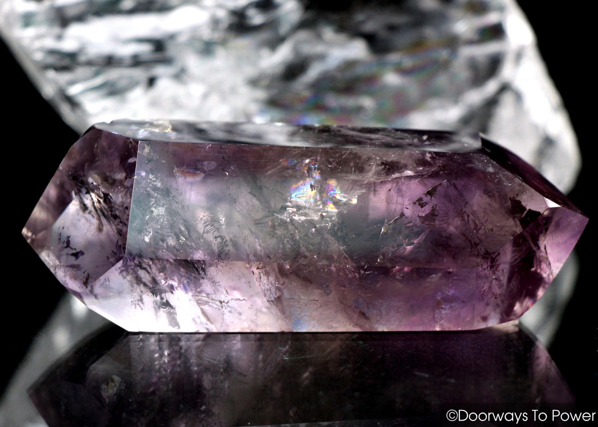 John of God Amethyst Double Terminated Double Dow Crystal