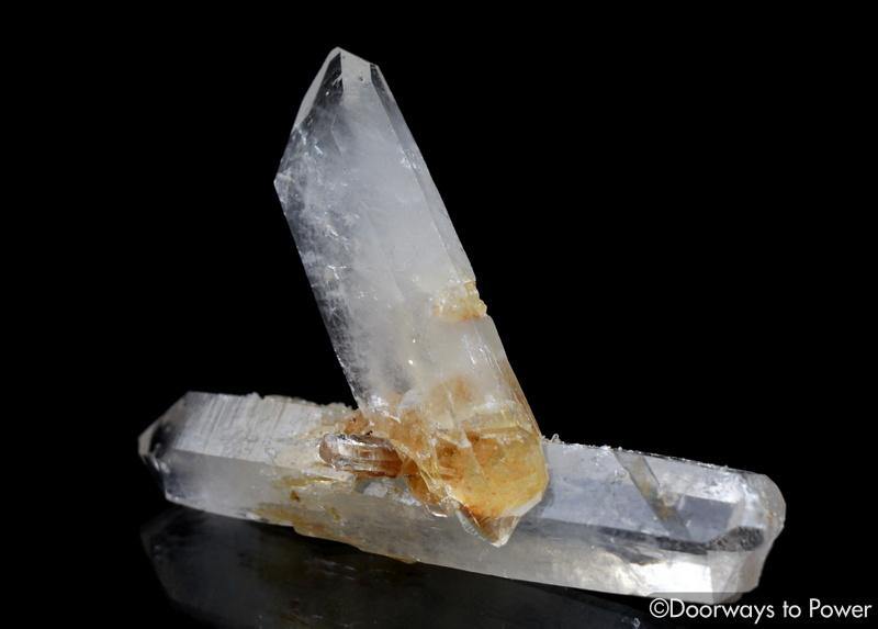 Lemurian Mist Penetrator Crystal with Record Keepers
