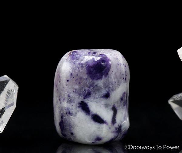 Violet Flame Opal Crystal Polished & Tumbled Stone